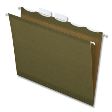Pendaflex® Ready-tab Reinforced Hanging File Folders, Letter Size, 1-5-cut Tab, Standard Green, 25-box freeshipping - TVN Wholesale